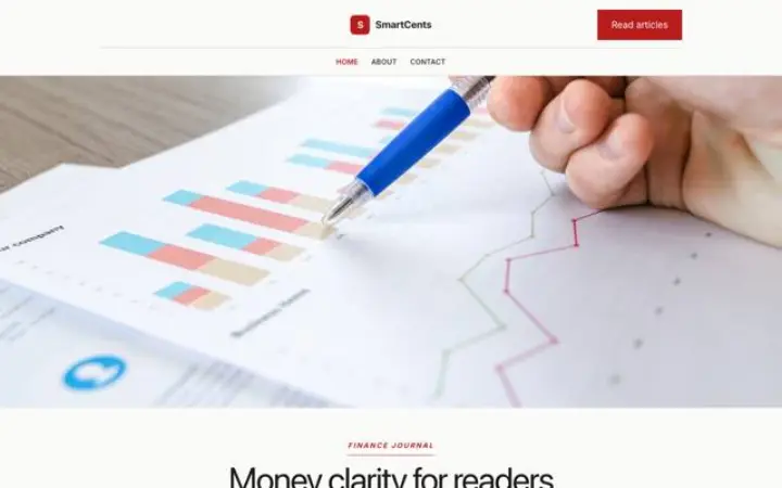 Ιστοσελίδα για οικονομικά