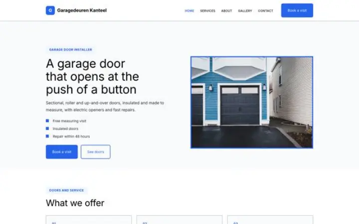 Θέμα Garagedeuren Kanteel