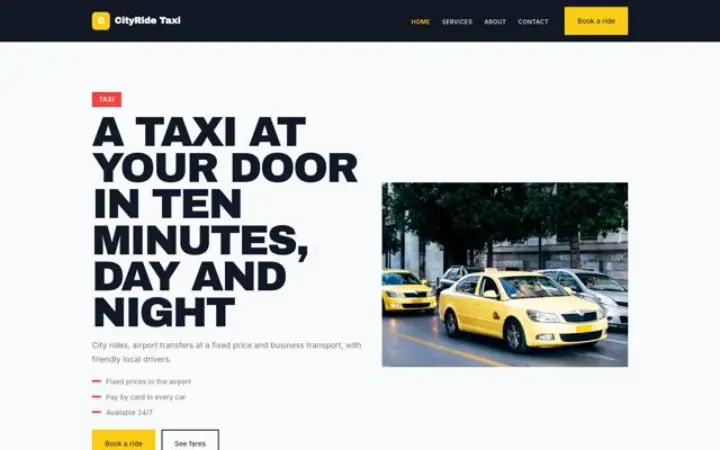 Θέμα CityRide Taxi