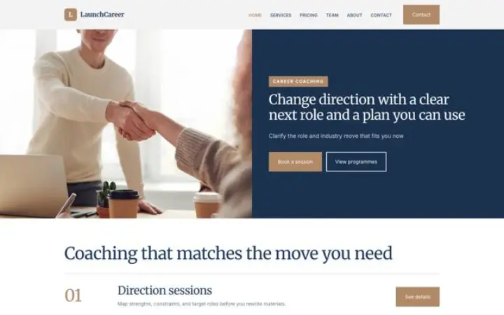 Θέμα LaunchCareer