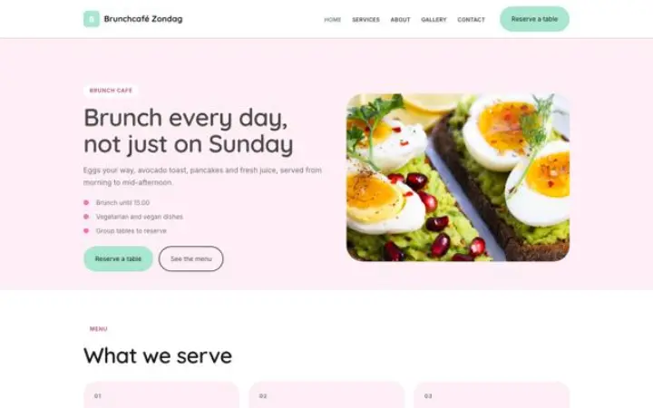 Θέμα Brunchcafé Zondag