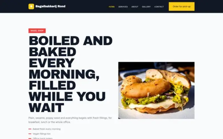 Θέμα Bagelbakkerij Rond