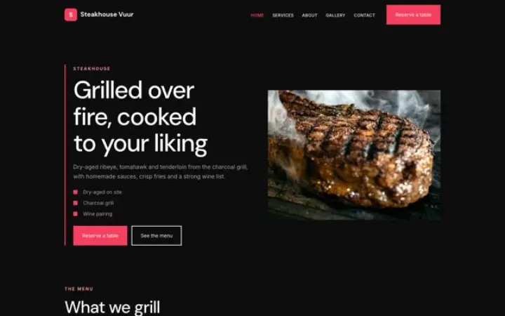 Θέμα Steakhouse Vuur