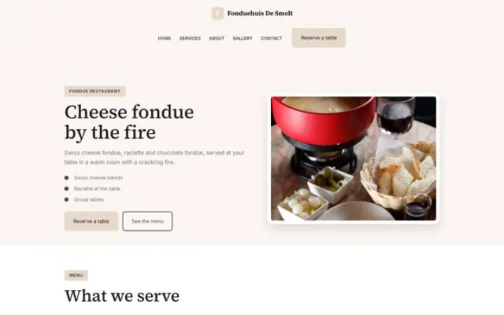 Θέμα Fonduehuis De Smelt
