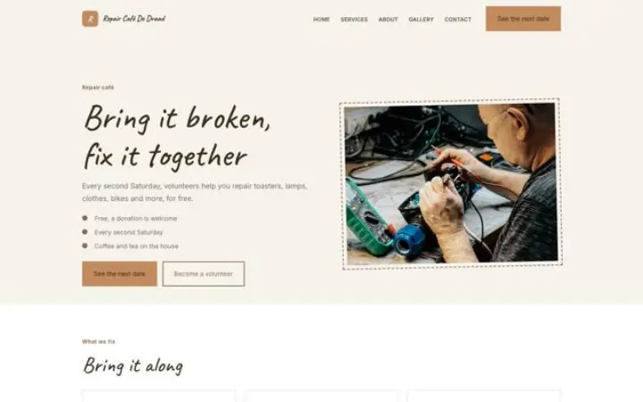 Θέμα Repair Café De Draad