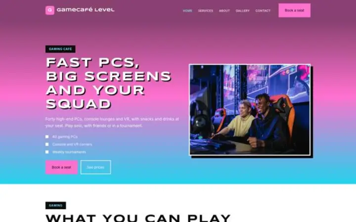 Θέμα Gamecafé Level