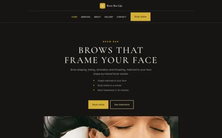 Θέμα Brow Bar Lijn